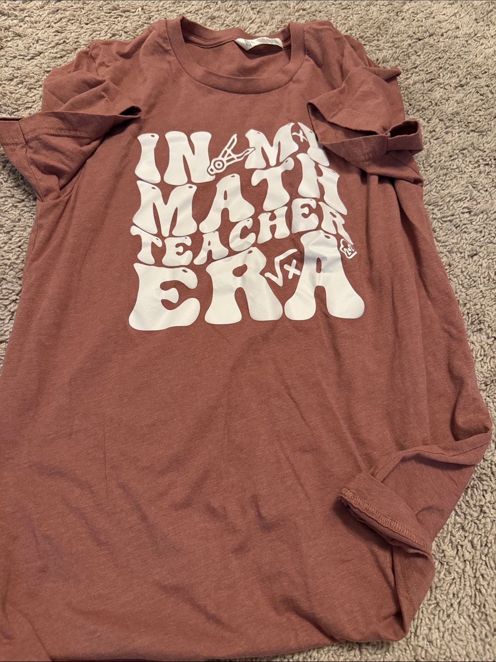 Rust Graphic Tee - 'In My Math Teacher Era'